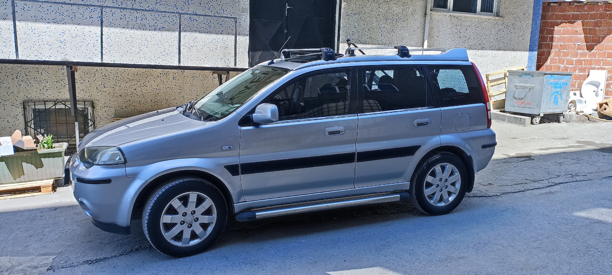 Honda HRV Roof Racks Cross Bars Rails Top Carrier Alu Silver 2PCS 1999-2005 Honda HRV Roof Racks Cross Bars Rails Top Carrier Alu Silver 2PCS 1999-2005